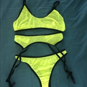 Lime Green Lingerie and/or Rave Attire